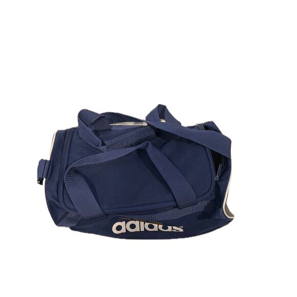 Adidas Defender Small 16"x10"x8" Blue Gray Duffel Gym Bag - Picture 2 of 6